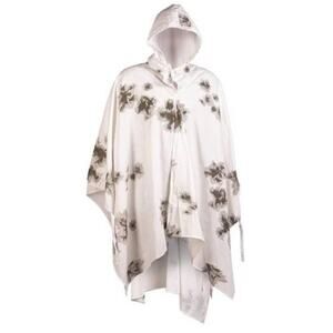 German military style ghost camouflage poncho one size fits most for hunters